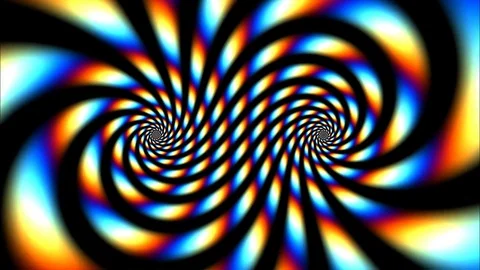 Psychedelic color swirl Video stock 77484579