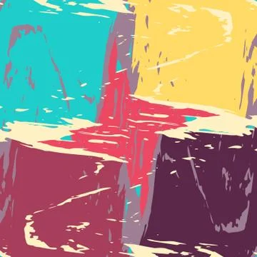 Psychedelic colored graffiti pattern vector illustration Stock Illustration