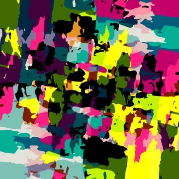 Psychedelic colored graffiti pattern vector illustration Stock Illustration