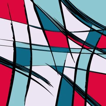 Psychedelic colored graffiti pattern vector illustration Stock-Illustration