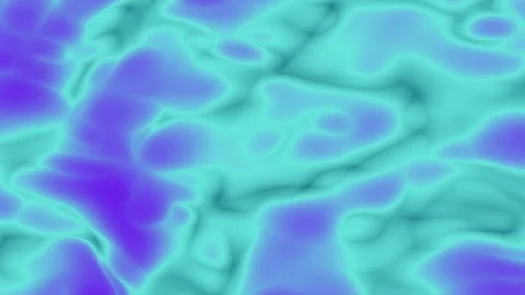 Psychedelic Colorful Abstract Liquid Flow Smooth Fractal Background Loop Stock Footage 267023325