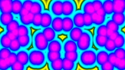 Psychedelic colorful abstract seamless pattern of interlocking bright digit.. Stock Footage 339501905