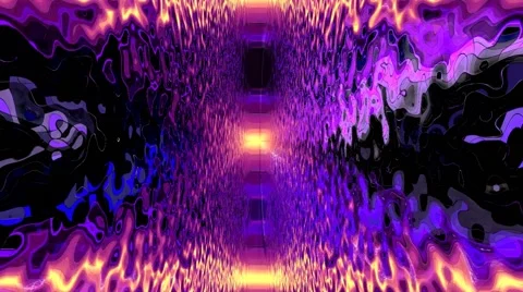 Psychedelic colorful disco dance loop abstract motion background Video stock 45433074