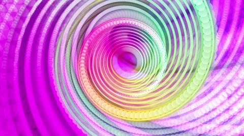 Psychedelic colorful hypnotize effect - Motion video background loop HD Stock Footage 67344571