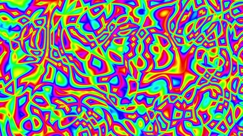 Psychedelic Colorful Liquid Plasma Alien Abstract Motion Background Loop 1 Stock Footage 76492745