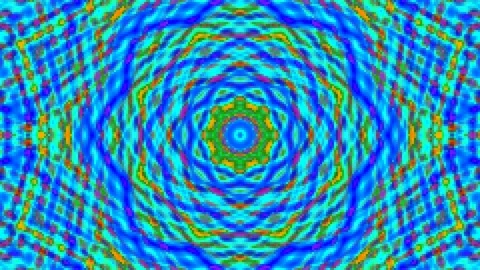 Psychedelic Colorful Tunnel Vortex Pattern Seamless Animated Background Stock Footage 339789074