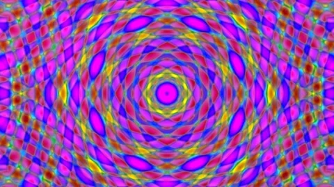 Psychedelic colorful vortex animation looping background texture effect Stock Footage 333110781