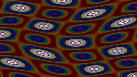 Psychedelic colorful wavy pattern abstract fluid motion backdrop Stock Footage 337163238