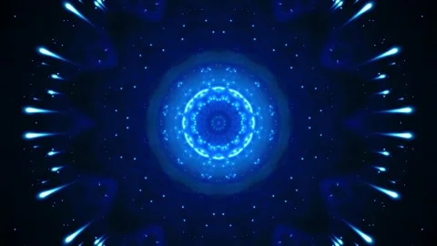 Psychedelic Colourful Kaleidoscope VJ background. Video stock 200828841