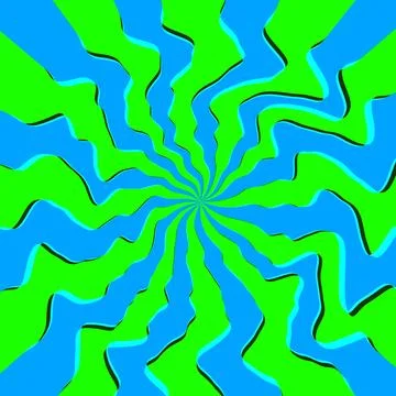 Psychedelic Comic Book Background Stock Illustration