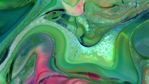 Psychedelic Cosmos Galaxy Paint Texture Background 117 Stock Footage 118110310