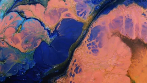 Psychedelic Cosmos Paint Texture 11 Stock Footage 112603011