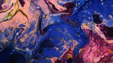 Psychedelic Cosmos Paint Texture 12 Stock Footage 112602910