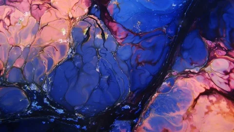 Psychedelic Cosmos Paint Texture 13 Stock Footage 112602316