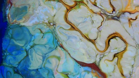 Psychedelic Cosmos Paint Texture 30 Stock Footage 112660720