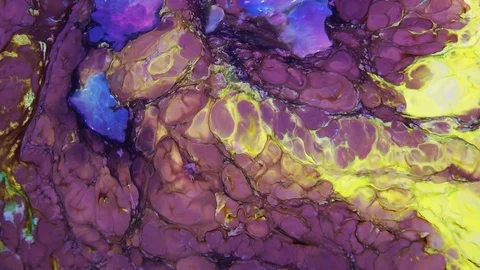 Psychedelic Cosmos Paint Texture 55 Stock Footage 112636087