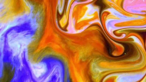 Psychedelic Cosmos Paint Texture Background 13 Stock Footage 114609466