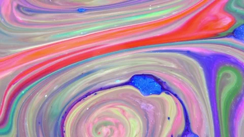 Psychedelic Cosmos Paint Texture Background 27 Stock Footage 114639782