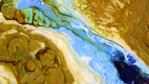 Psychedelic Cosmos Paint Texture Background 28 Stock Footage 114640310