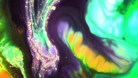 Psychedelic Cosmos Paint Texture Background 25 Stock Footage 114640643