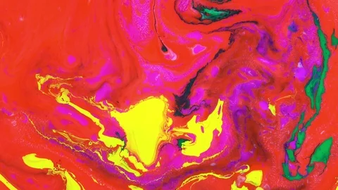 Psychedelic Cosmos Paint Texture Background 30 Stock Footage 114643142