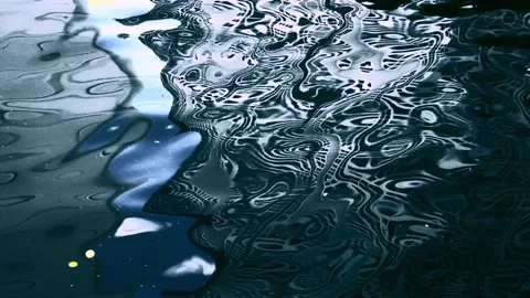 Psychedelic Deep Blue Water Ripple Texture Footage Rippling Waves 스톡 동영상 337925912