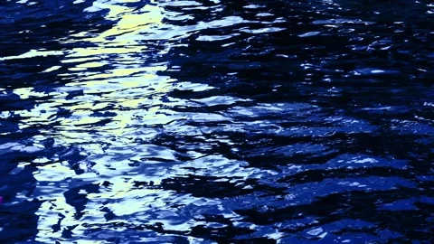 Psychedelic Deep Blue Water Ripple Texture Footage Rippling Waves Stock-Footage 337925914
