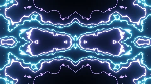 Psychedelic Digital Motion Art Ignites Imagination With Vibrant Patterns Stock Footage 309505471