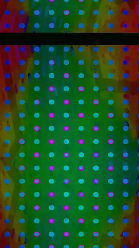 Psychedelic Distortion 4K Vertical — Digital Glitch VJ Loop Video stock 329678377