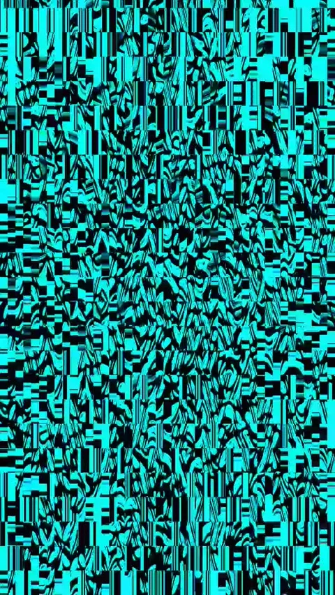 Psychedelic Distortion 4K Vertical — Digital Glitch VJ Loop Stock Footage 329679710