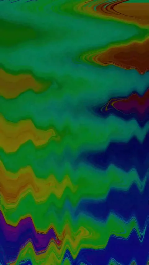 Psychedelic Distortion 4K Vertical — Digital Glitch VJ Loop Stock Footage 329788499