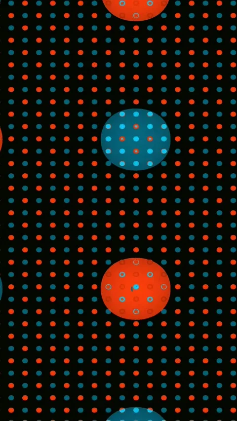 Psychedelic Distortion 4K Vertical — Digital Glitch VJ Loop Stock Footage 329790070