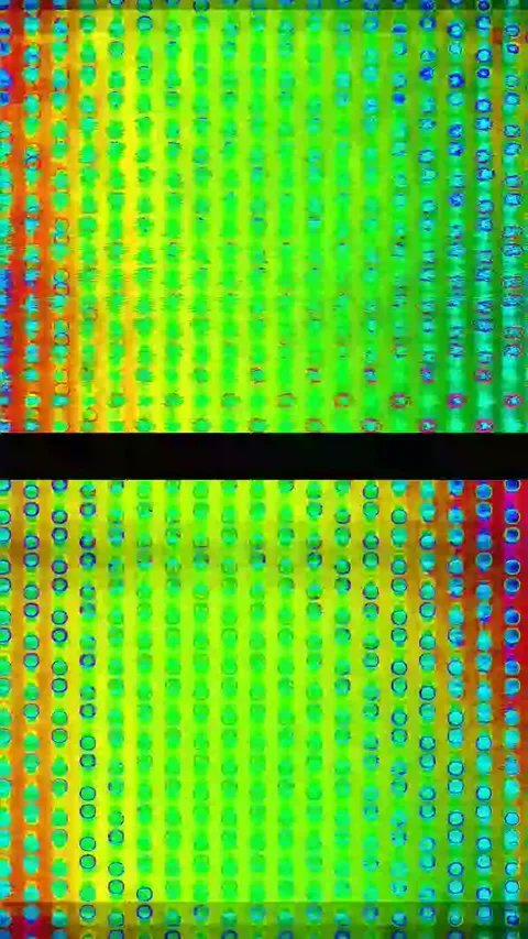 Psychedelic Distortion 4K Vertical — Digital Glitch VJ Loop Stock Footage 329819009