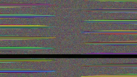 Psychedelic Distortion Loop 4K — Digital Glitch VJ Background Stock Footage 329678100