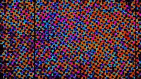 Psychedelic Distortion Loop 4K — Digital Glitch VJ Background Stock Footage 329679284