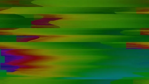 Psychedelic Distortion Loop 4K — Digital Glitch VJ Background Stock Footage 329786943