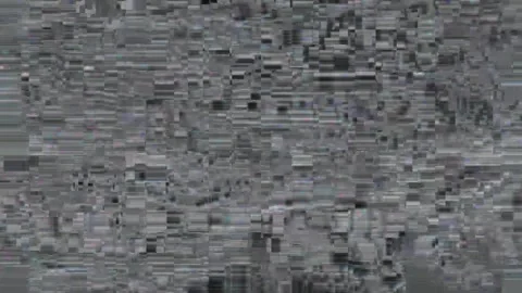 Psychedelic Distortion Loop 4K — Digital Glitch VJ Background Stock Footage 329801313