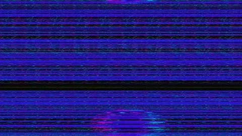Psychedelic Distortion Loop 4K — Digital Glitch VJ Background Stock Footage 329812469