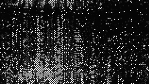 Psychedelic Distortion Loop 4K — Digital Glitch VJ Background Stock Footage 329829663