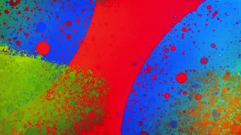 Psychedelic Dot Explosion Abstract 4K Loop Stock Footage 340111589