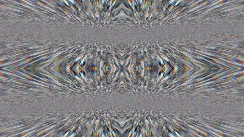 Psychedelic dynamic cosmic trip to infinity, abstract futuristic kaleidoscope. Stock Footage 229018766