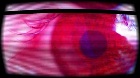 Psychedelic Eye Colorful Abstract Background Stock Footage