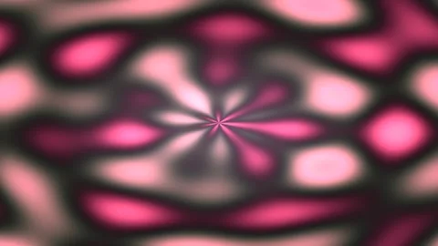 Psychedelic floral pattern radiates starburst center against blurred edges Video stock 328915949