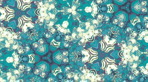 Psychedelic Flowers Stock Footage 625548