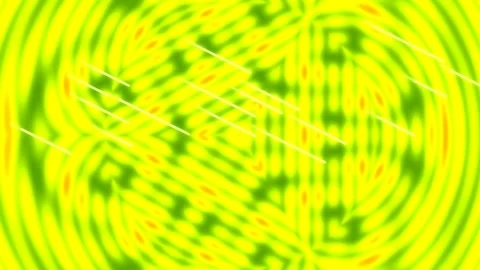 Psychedelic flowing cosmic wave pattern in deep violet and sapphire hues Stock Footage 339334782