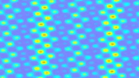 Psychedelic fluid abstract background with vibrant blue and purple repeatin.. Stock Footage 342114897