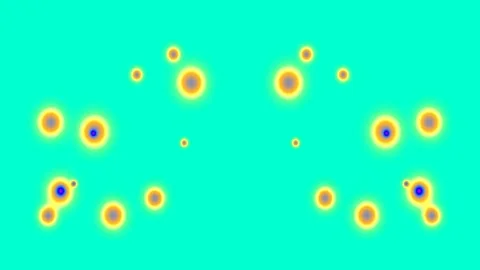Psychedelic fluid abstract blobs animation on neon lime green seamless back.. Stock Footage 339788667