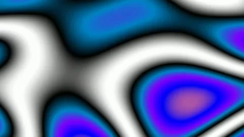 Psychedelic fluid abstract pattern: vibrant liquid gradient wave background Stock Footage 342160526