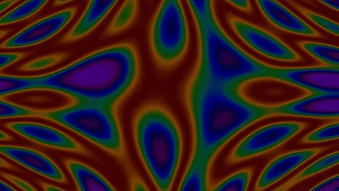 Psychedelic fluid abstract wave pattern background art for vibrant motion v.. Stock Footage 337163629