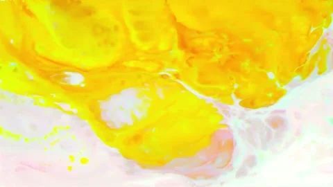 Psychedelic fluid art abstract motion background Stock Footage 341402627